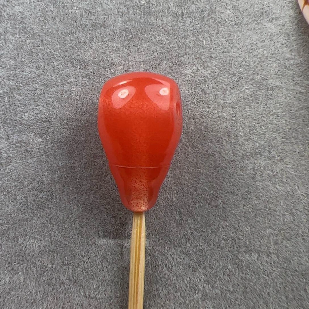 未镶嵌三通南红玛瑙