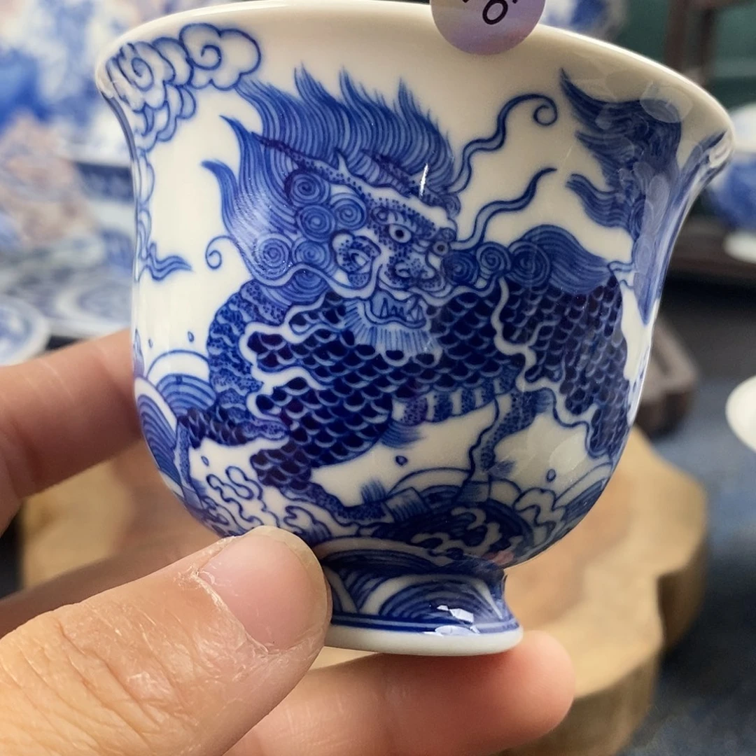 瓷片景德镇手绘青花茶器76