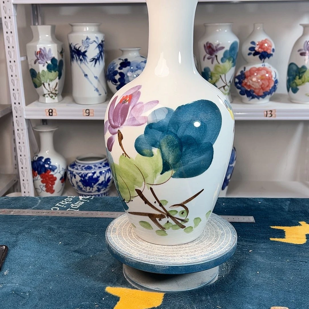 摆件景德镇陶瓷棒鸟