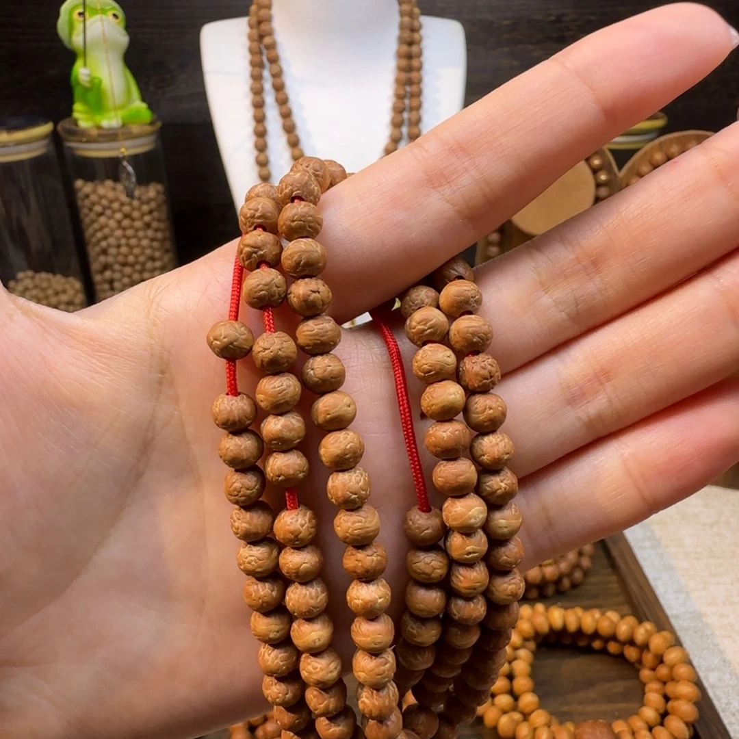 林***宝凤眼菩提吊坠国产酸枣核精品108颗林大宝