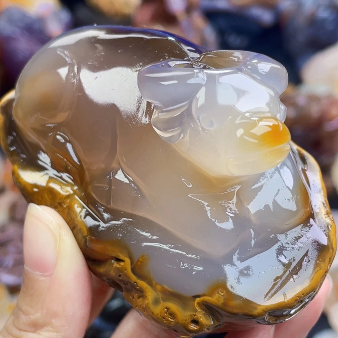 未镶嵌天然玛瑙/玉髓