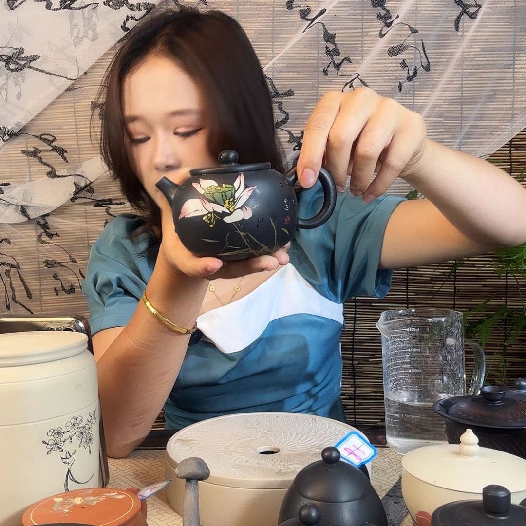 建水紫陶全品全手工壶