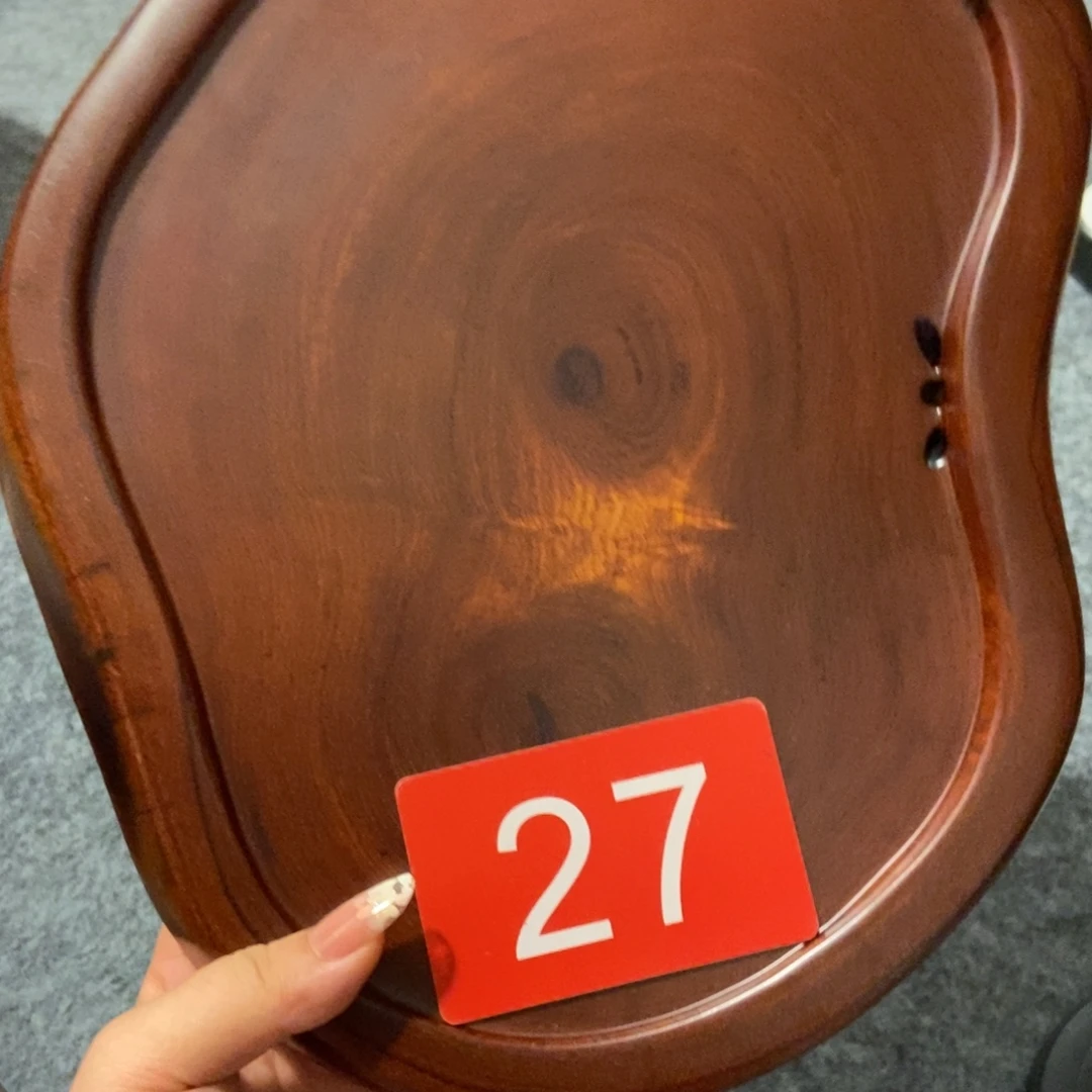 缅花随行实木茶盘33-25