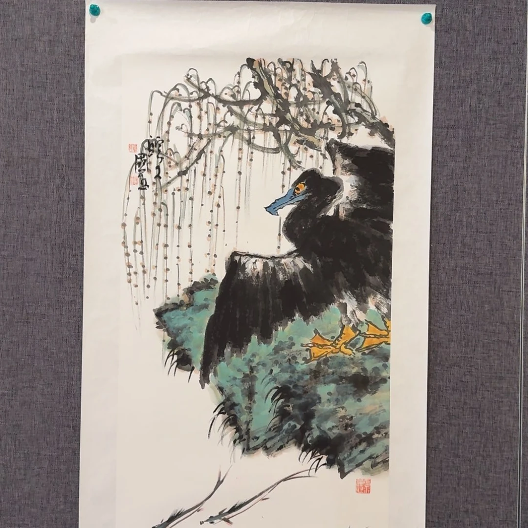 国画单老师作品画作