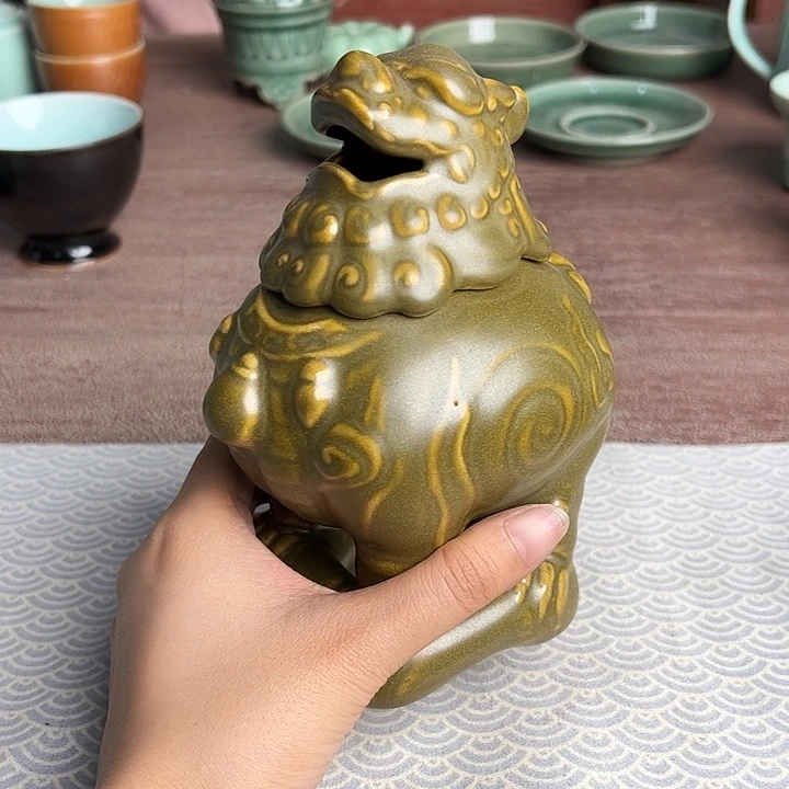 龙泉云间青瓷小米茶器
