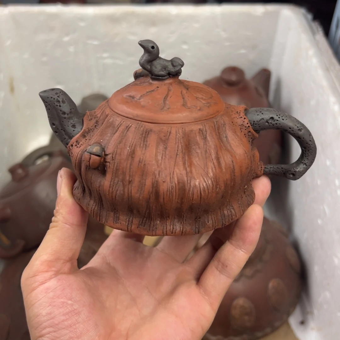 茶壶紫砂宜兴原矿紫砂壶260毫升容量