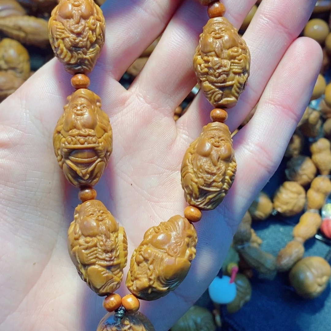 橄榄核手串/手链财神，