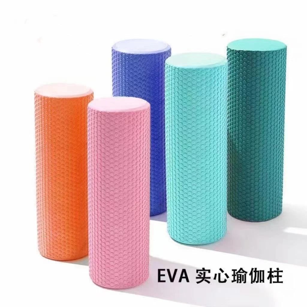 滚背泡沫轴瑜伽专用实心瑜伽柱浮点滚轴肌肉放松按摩棒滚轴平衡棒