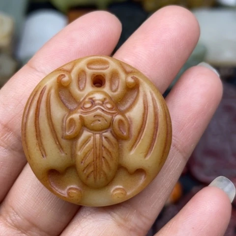 和田玉未镶嵌颈饰15