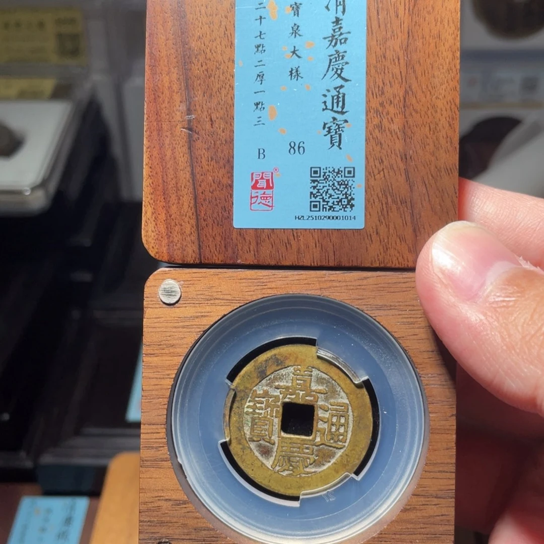 鹏***里铜琳琅古泉嘉庆大样1014