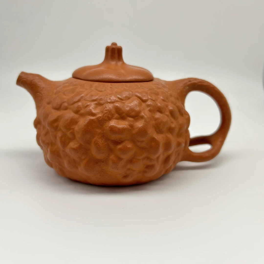 《供春》【0添加无碳酸钡】赵庄朱泥供春石瓢全手工190C紫砂宜兴