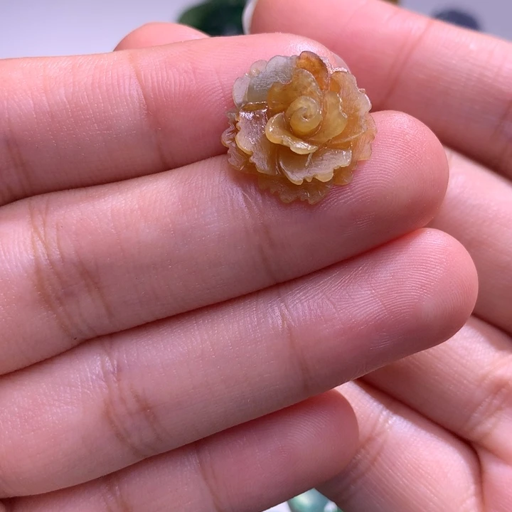 未镶嵌定制翡翠花