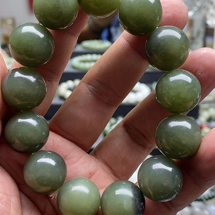 【闪购商品】和田玉手链未镶嵌和田玉18青花