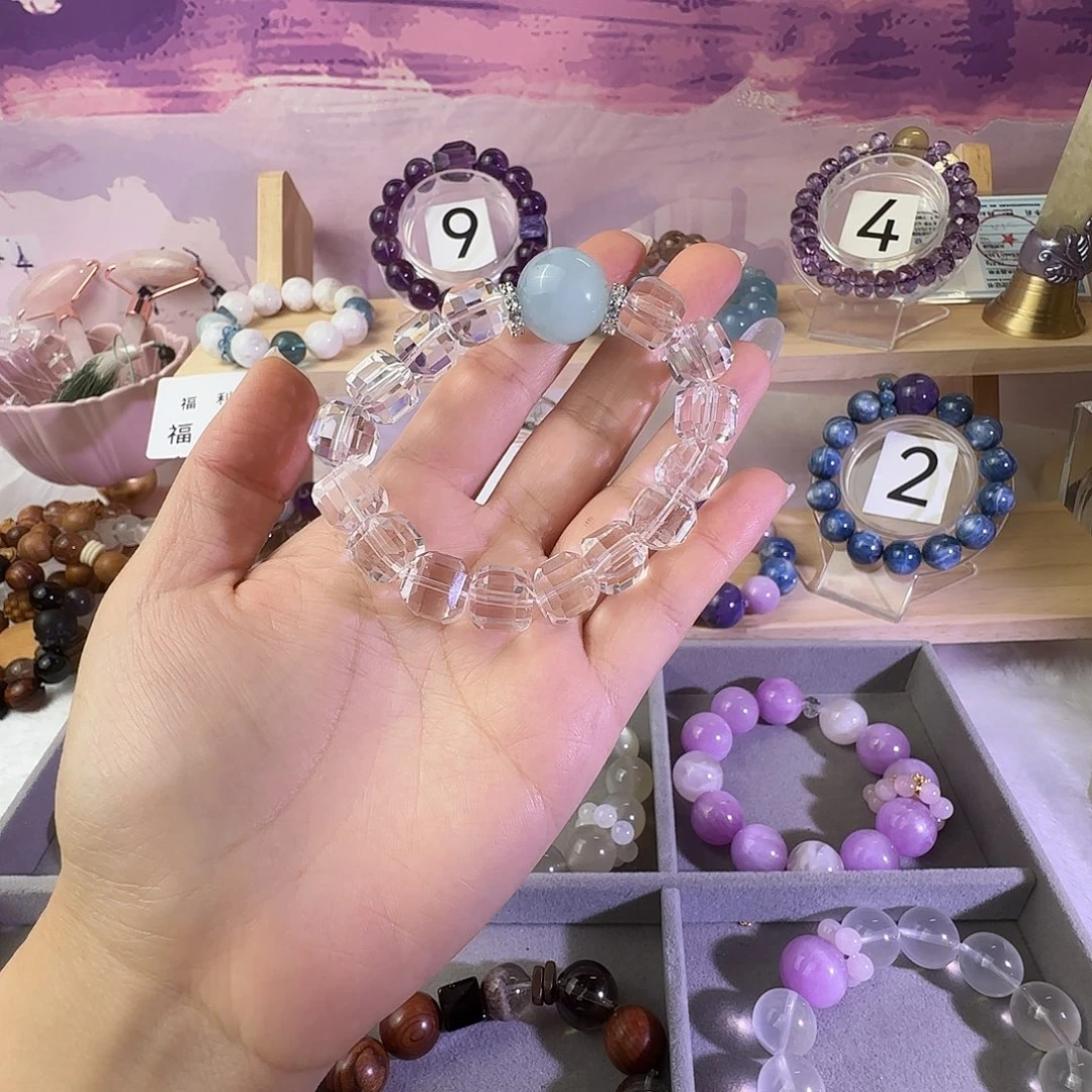 非金属仿水晶赵露思白水钻12米