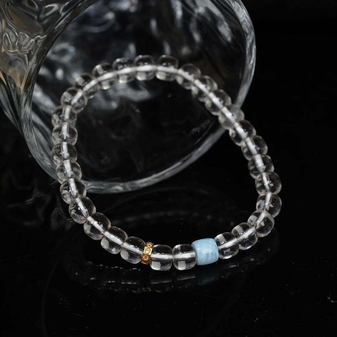 【小北好物】水晶DIY手串16-16QL60X102【多样性发一件】约6*7mm