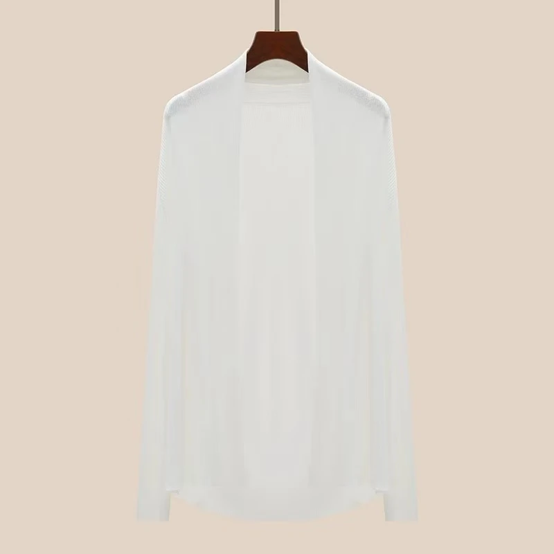 外贸原单女款冰丝开衫外套258211700