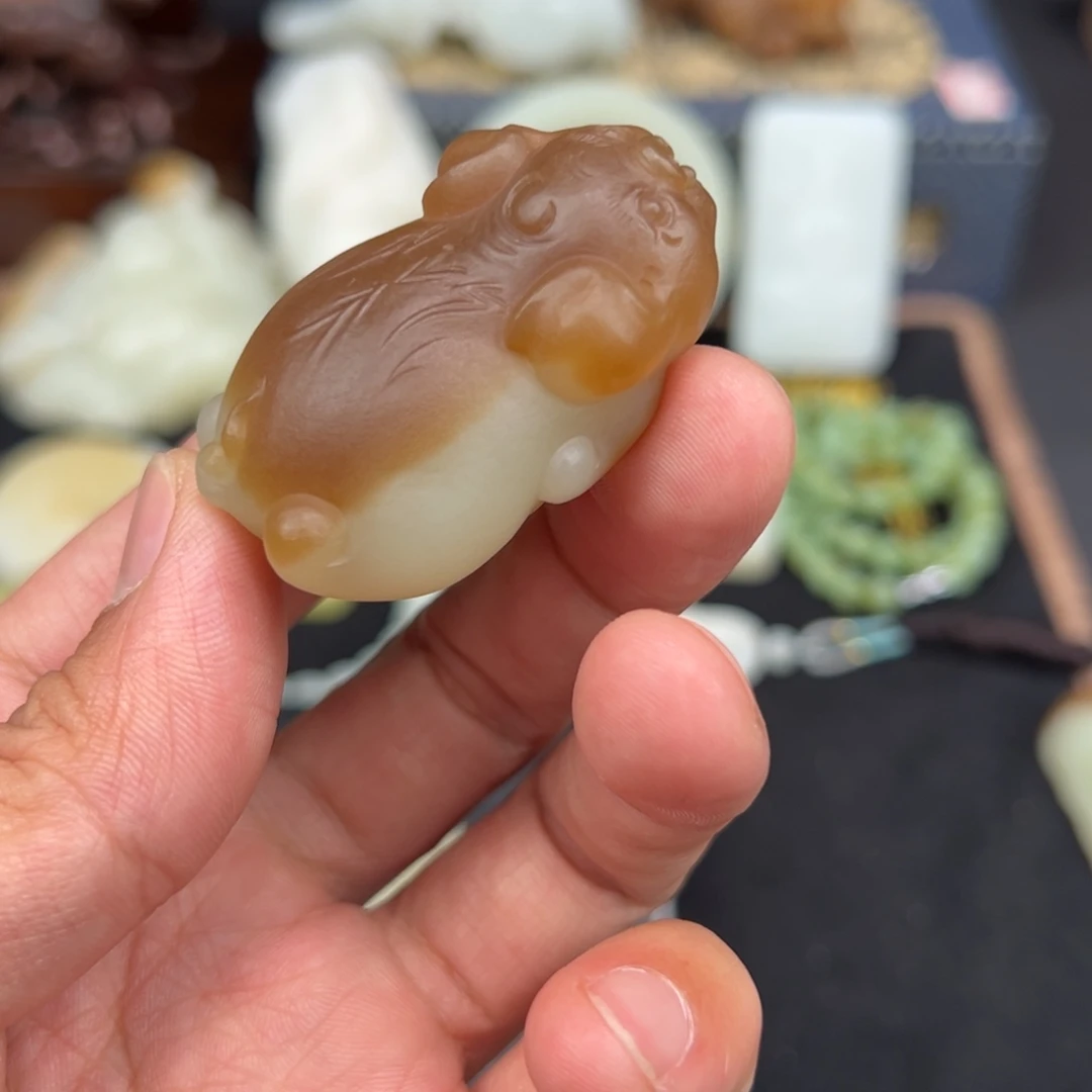 糊***面和田玉未镶嵌手链