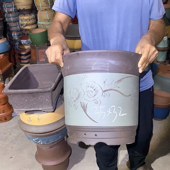 紫砂花盆紫砂花色圖案連衣裙修身