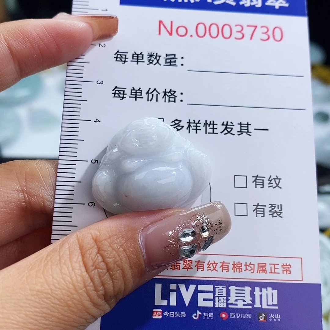 翡翠未镶嵌颈饰3730