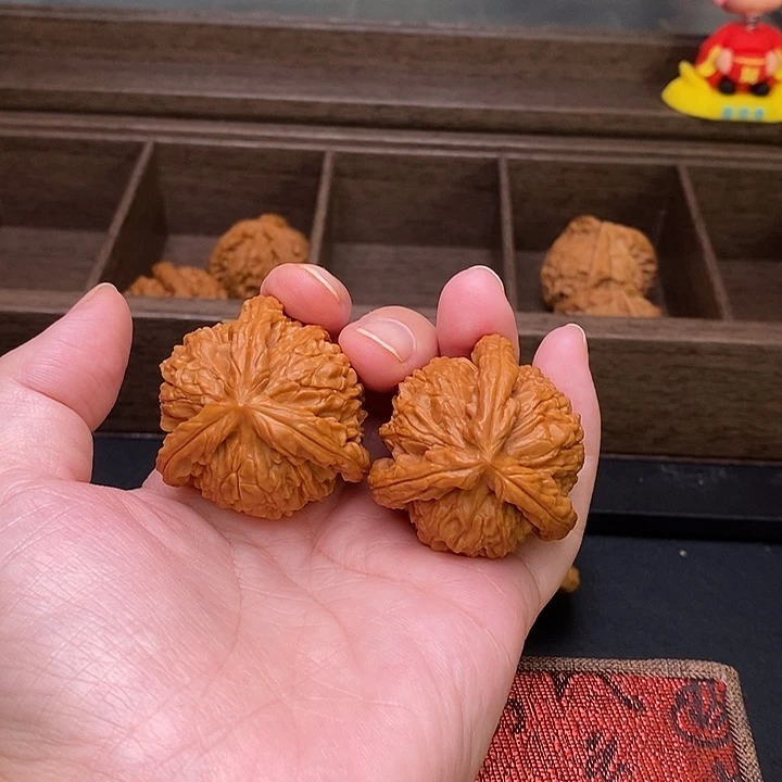 这***胖把件文玩核桃白奔