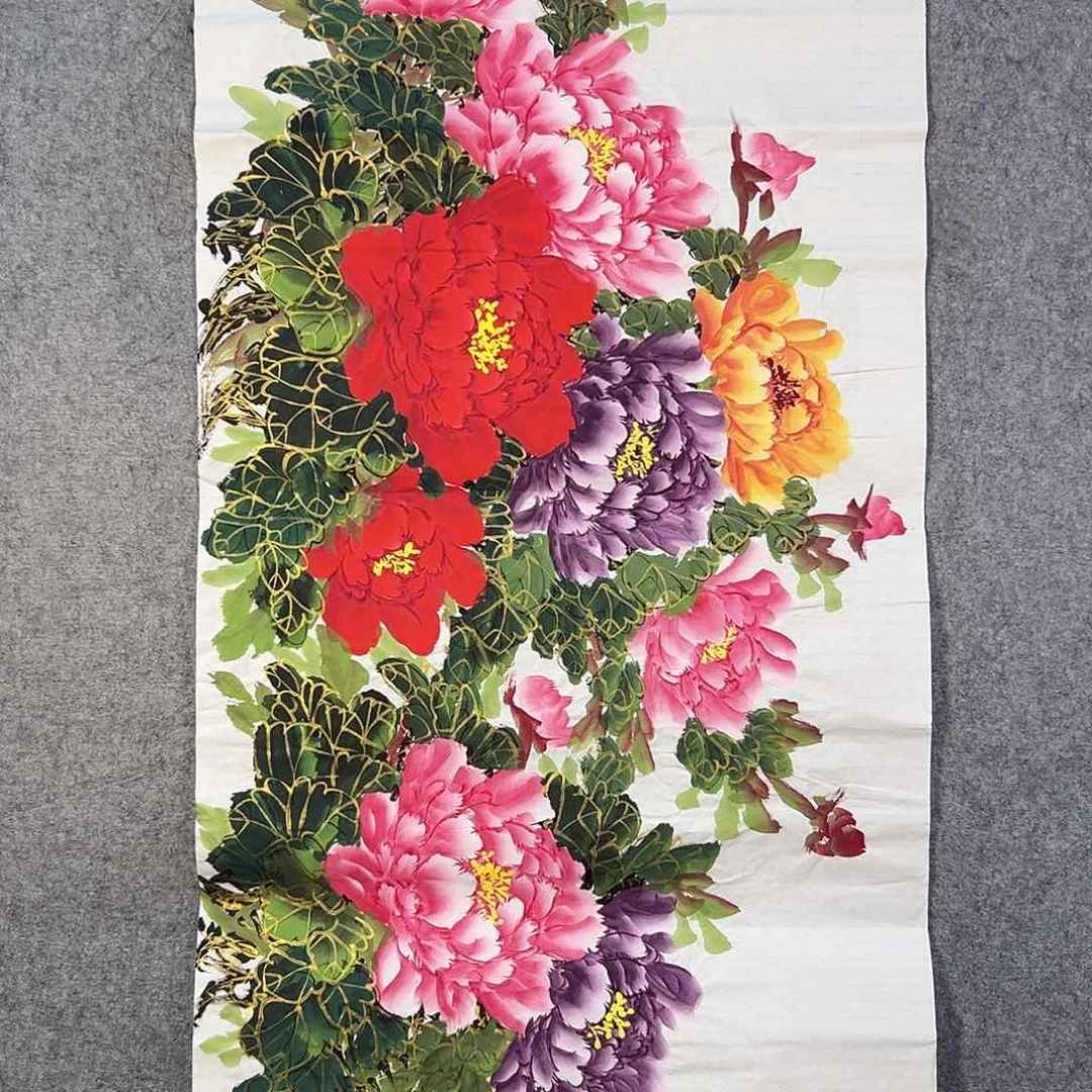 国画657 花鸟在此处飞翔也不太