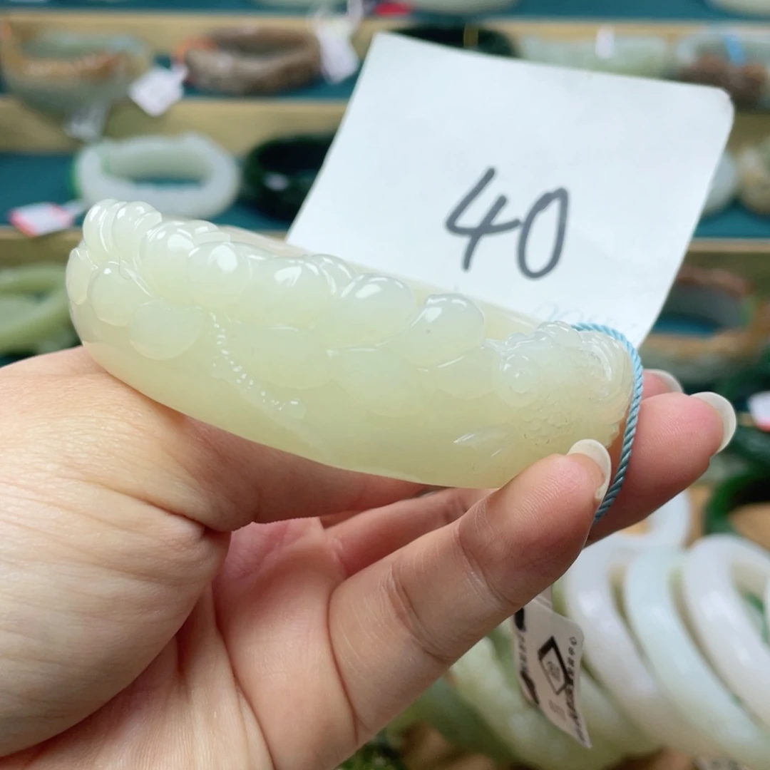 未镶嵌手镯和田玉圈口58