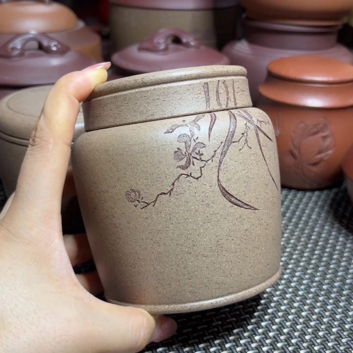紫砂茶叶罐中高端紫砂茶叶罐