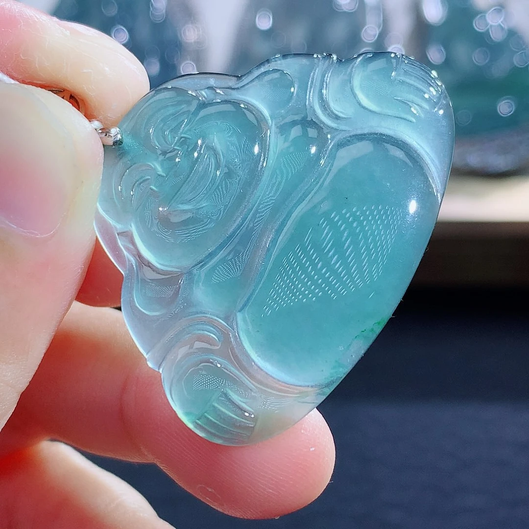 未镶嵌挂件翡翠翡翠