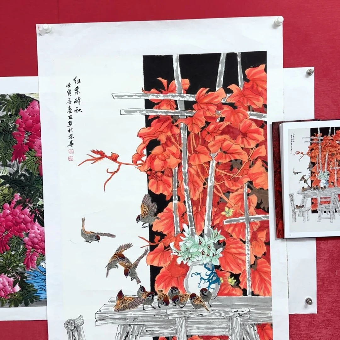 国画锋*回国画庆友作品欣赏