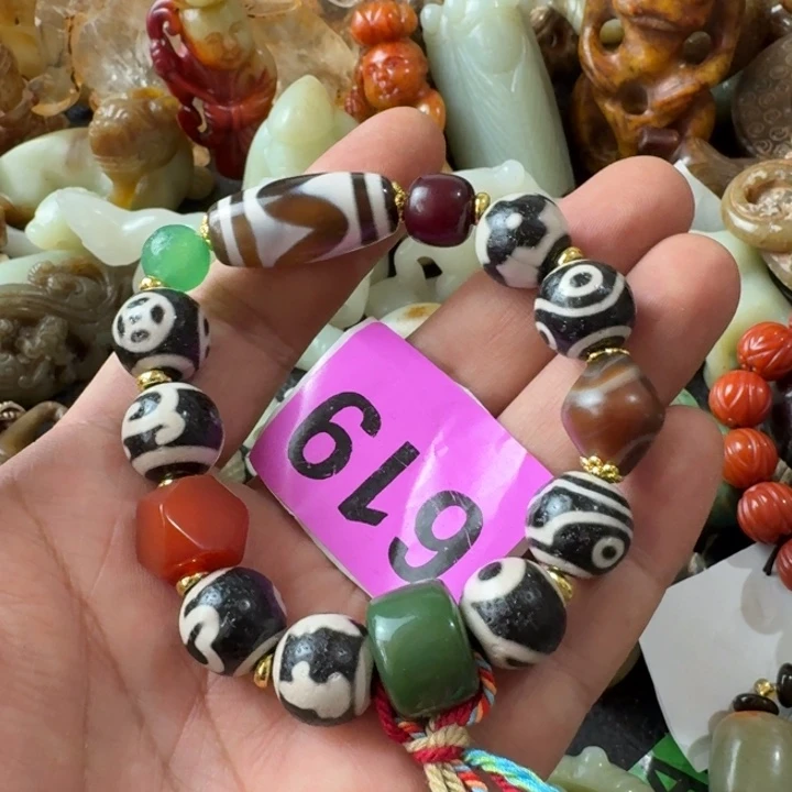 玛瑙/玉髓颈饰合金