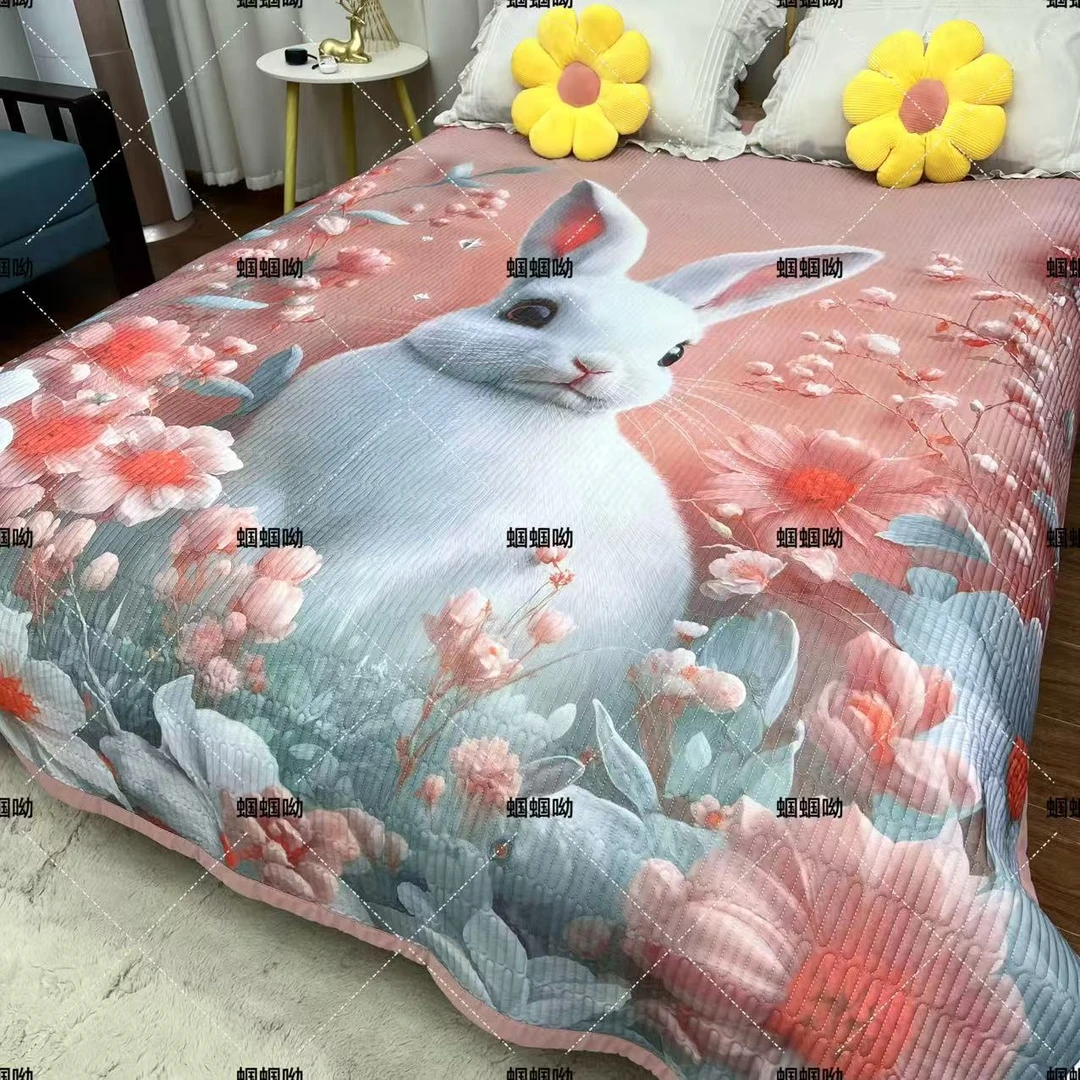 【2025  5D凉席】冰激凌凉感丝软凉席轻奢舒适柔软夹棉床盖微瑕