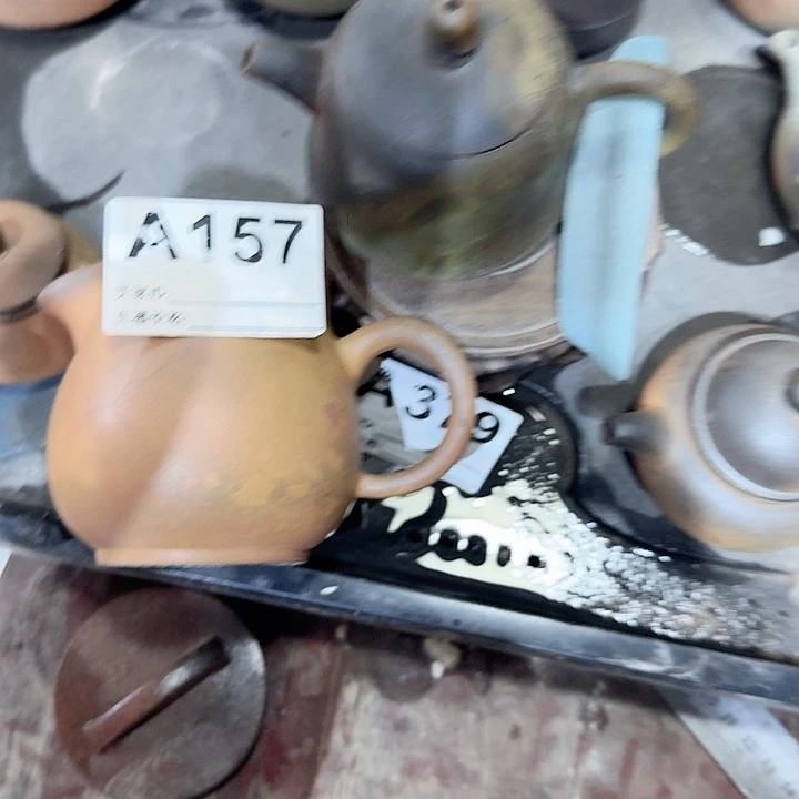 恐****茶壶紫泥坭兴陶柴烧