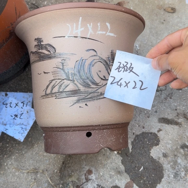 紫砂花盆特价商品