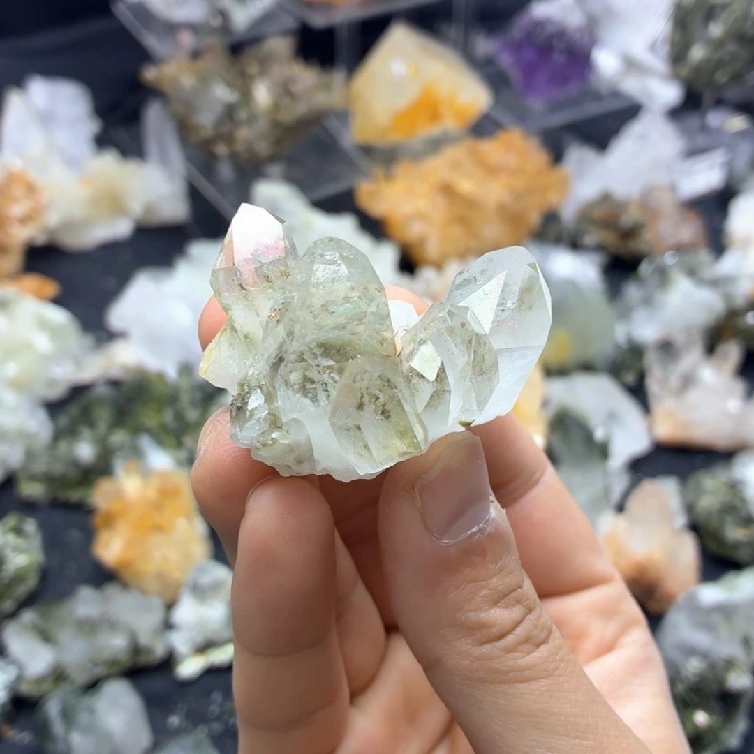 石材超灭绿幽晶簇