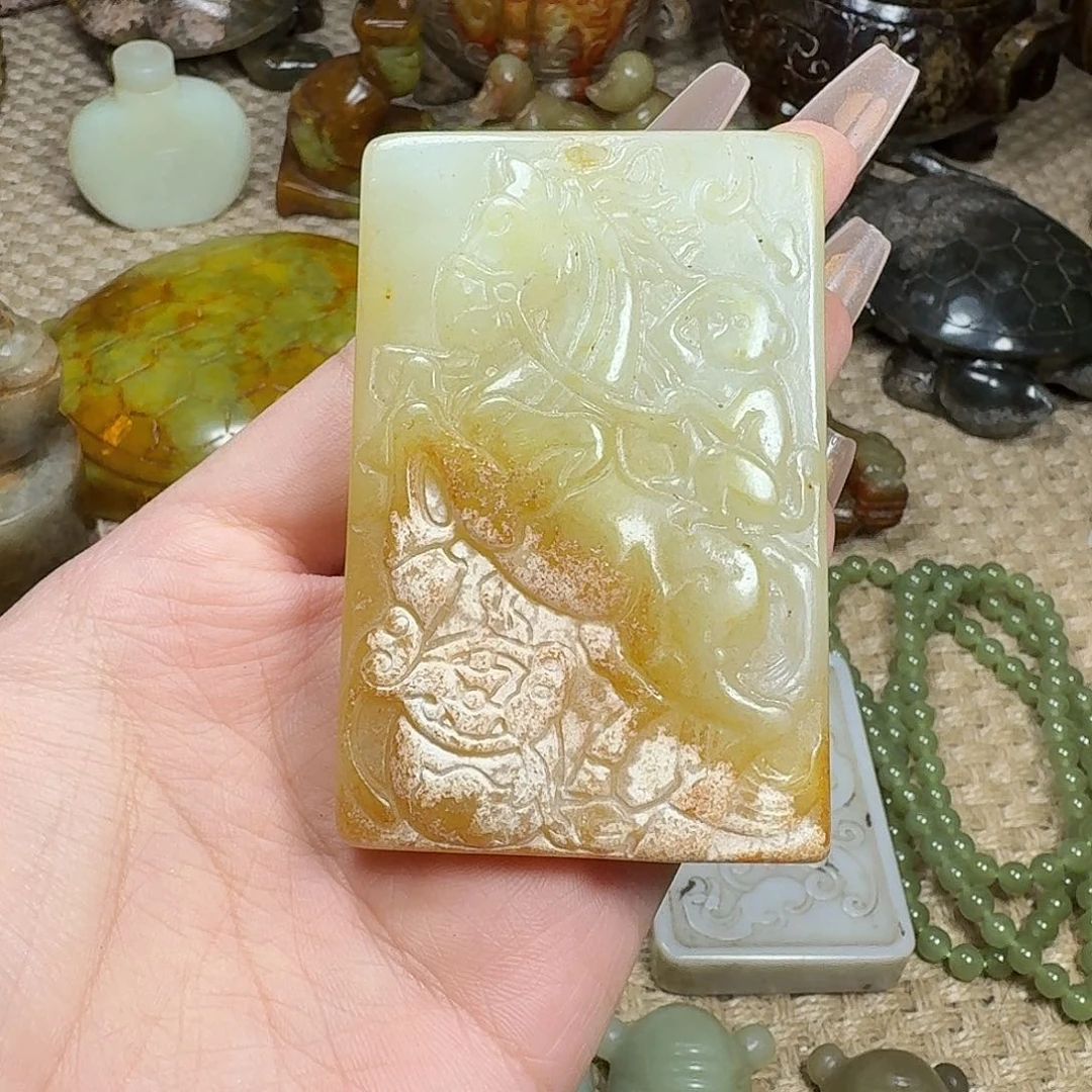 白玉菩提吊坠挂件
