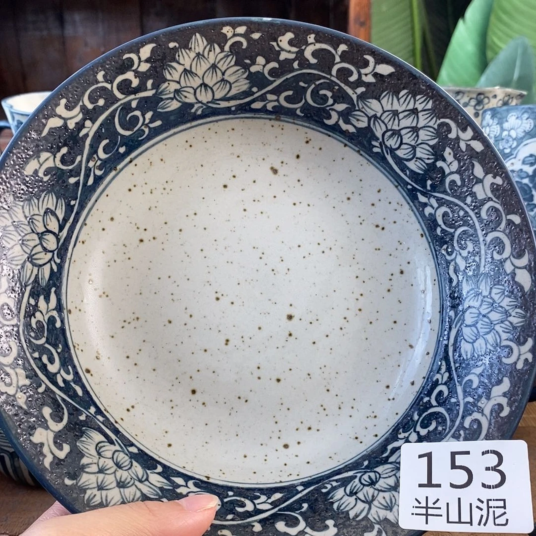 手工手绘青花高温陶瓷