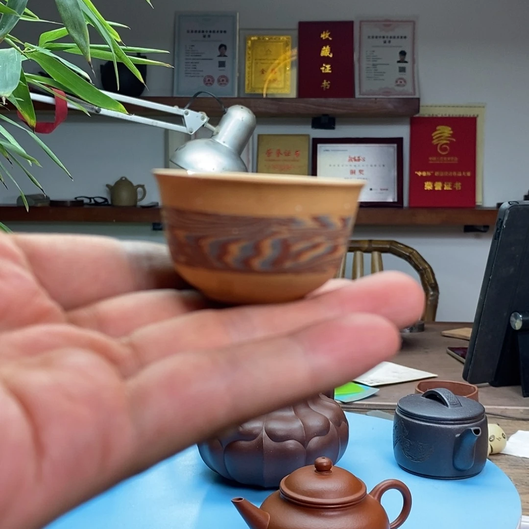 【闪购商品】茶壶段泥主人杯:30CC:精工:半手