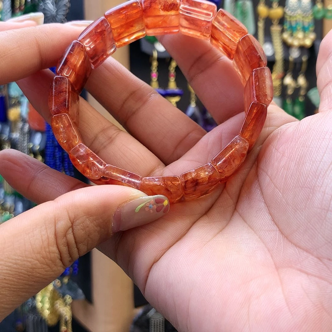 【闪购商品】水晶手链未镶嵌快**点手牌