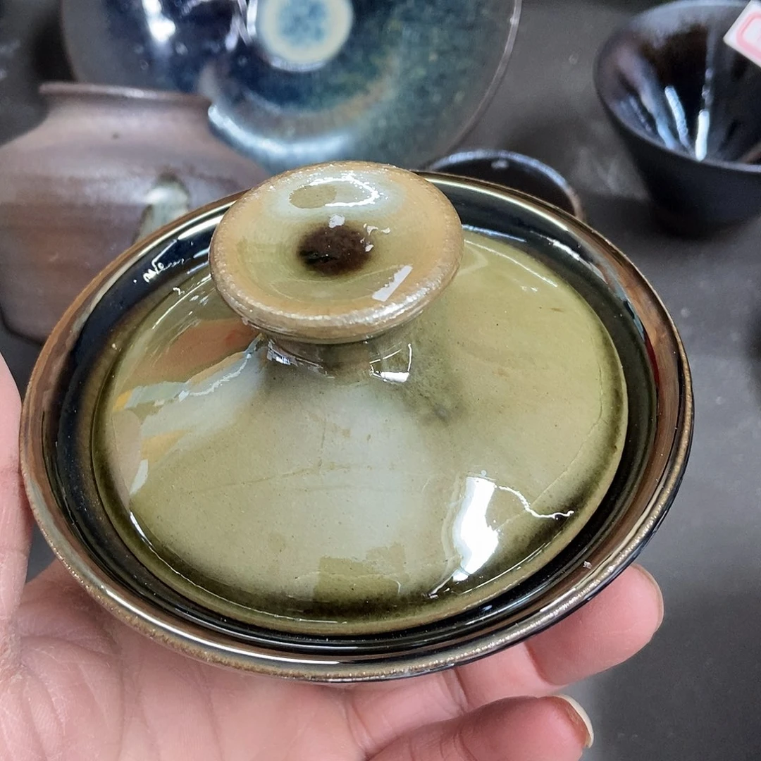 茶盏｀**涅430 建阳建窑建盏微瑕