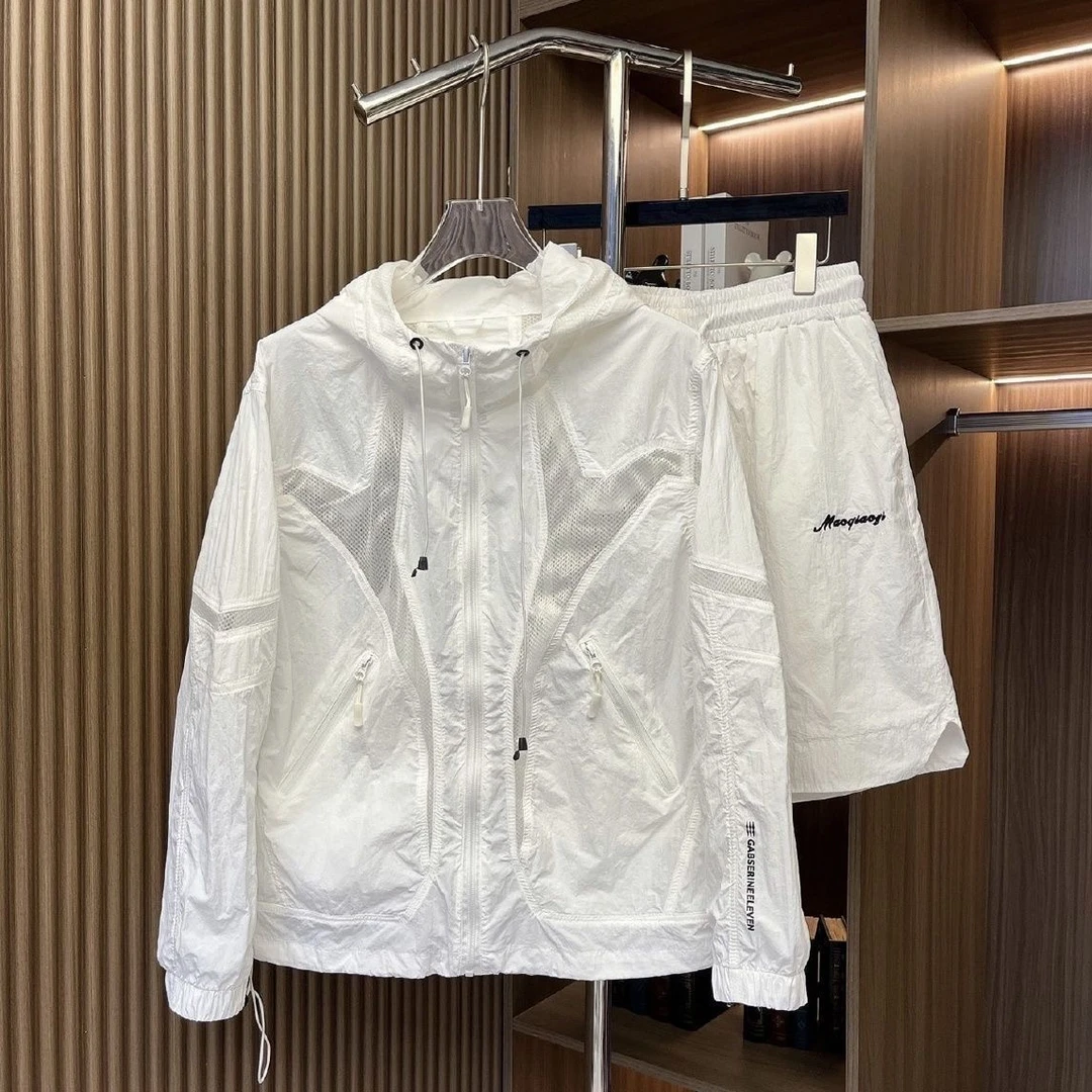 户外新款衣男速干连帽男女潮流紫外线宽松夏季夹克薄款休闲外套