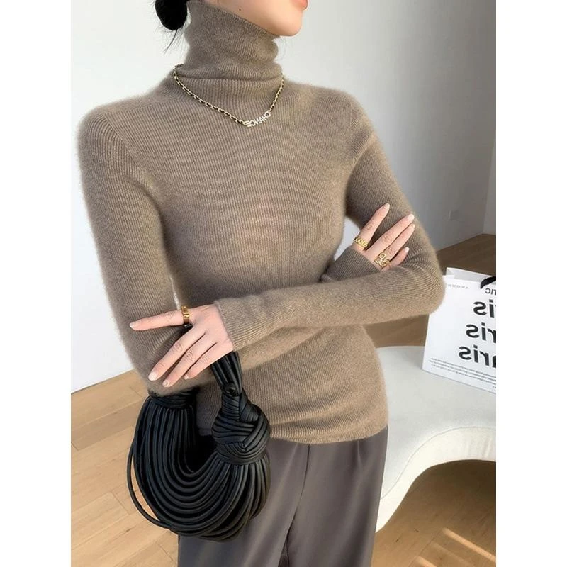 搭加厚毛衣衫新款搭衫女装高领秋冬季内搭打底秋冬打底衫用券好物