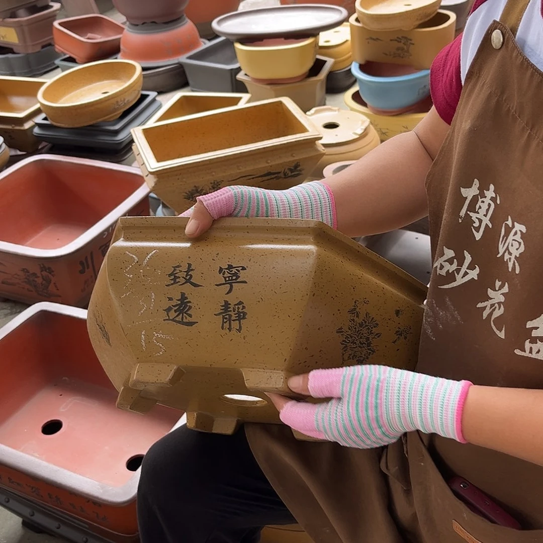 紫砂花盆盆景艺术