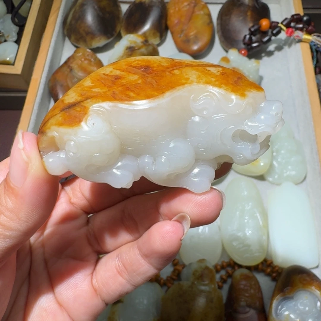 和田玉未镶嵌吊坠(不含链)