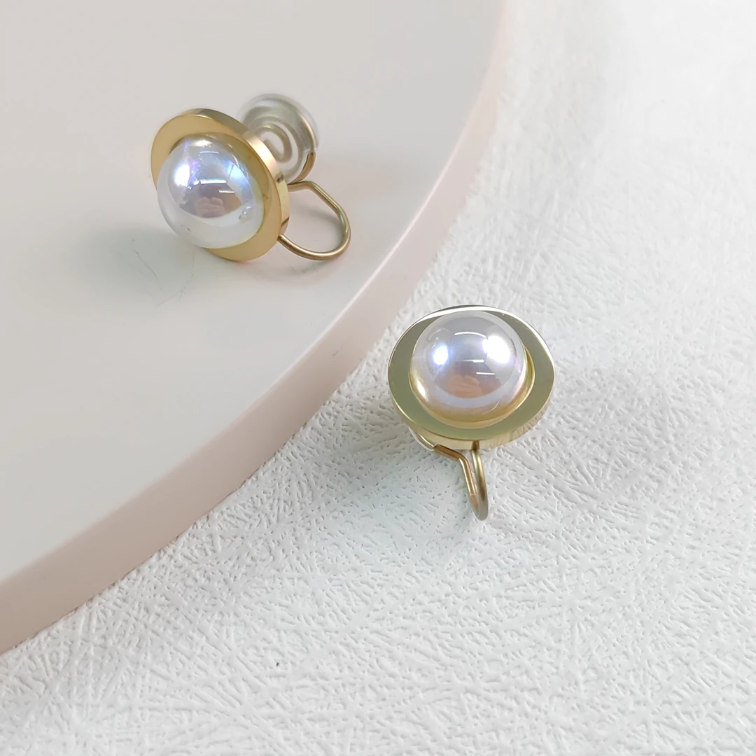 XUPING/旭平首饰 不锈钢仿珍珠耳饰 欧若风百搭 GDX T001071369