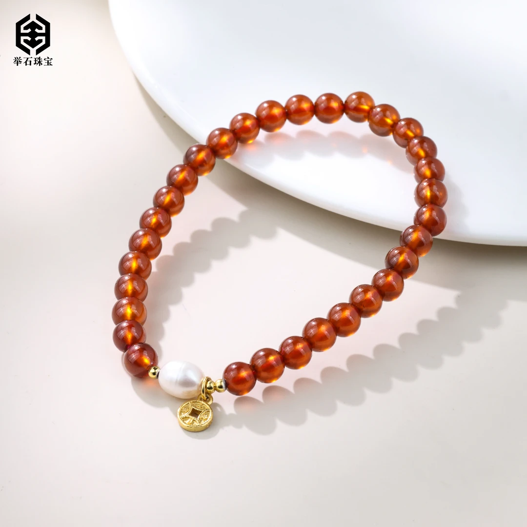 【举石珠宝】T0210-680-101石榴石手串（一件/多样性发/约5mm）I