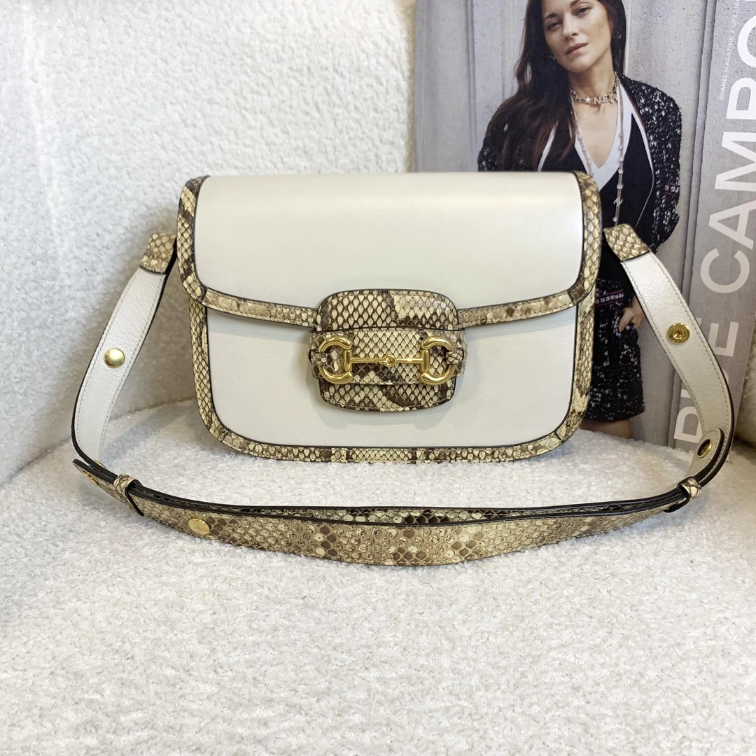 99新 GUCCI/古驰 壹臻/1955非普中号单肩包/50735024