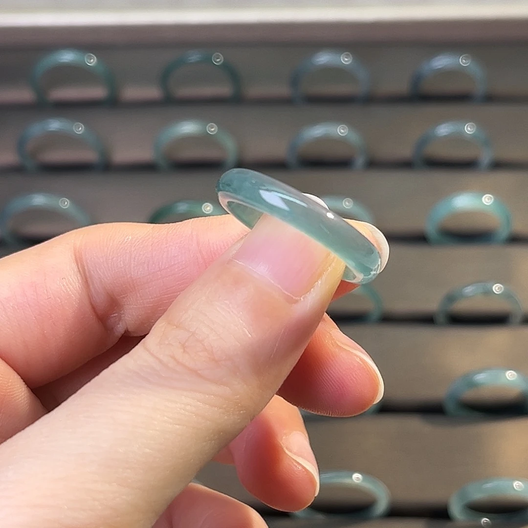 翡翠戒指未镶嵌天然翡翠A货戒指
