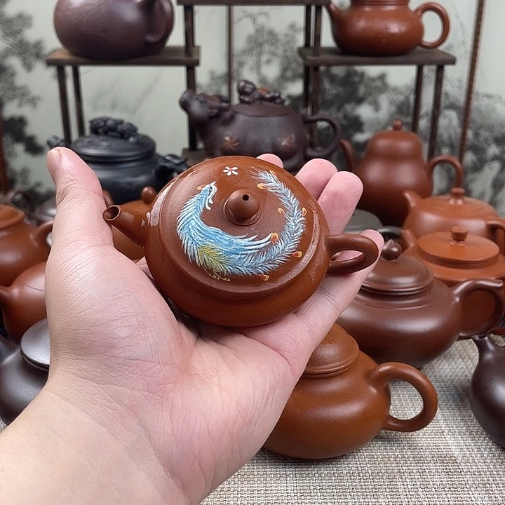 黄***丹紫砂茶壶宜兴紫砂