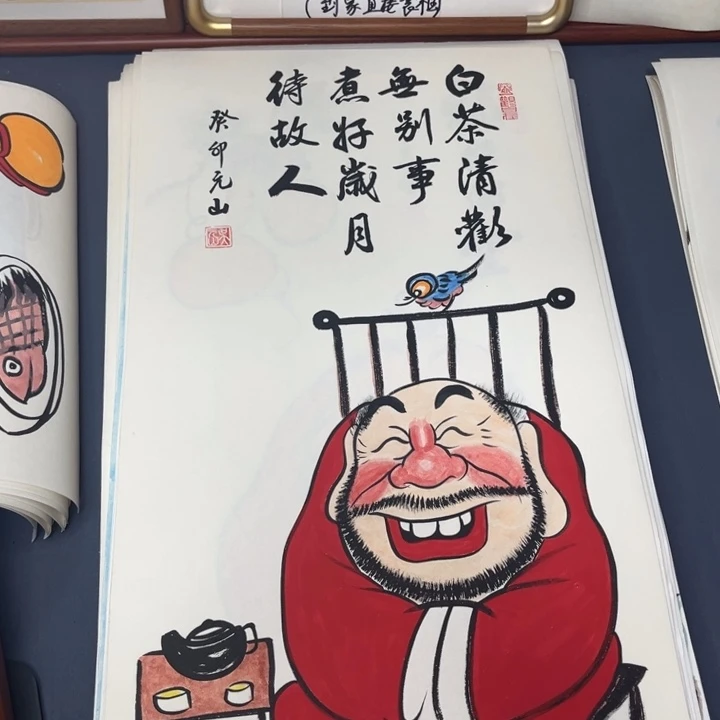 国画禅意画纯手绘作品