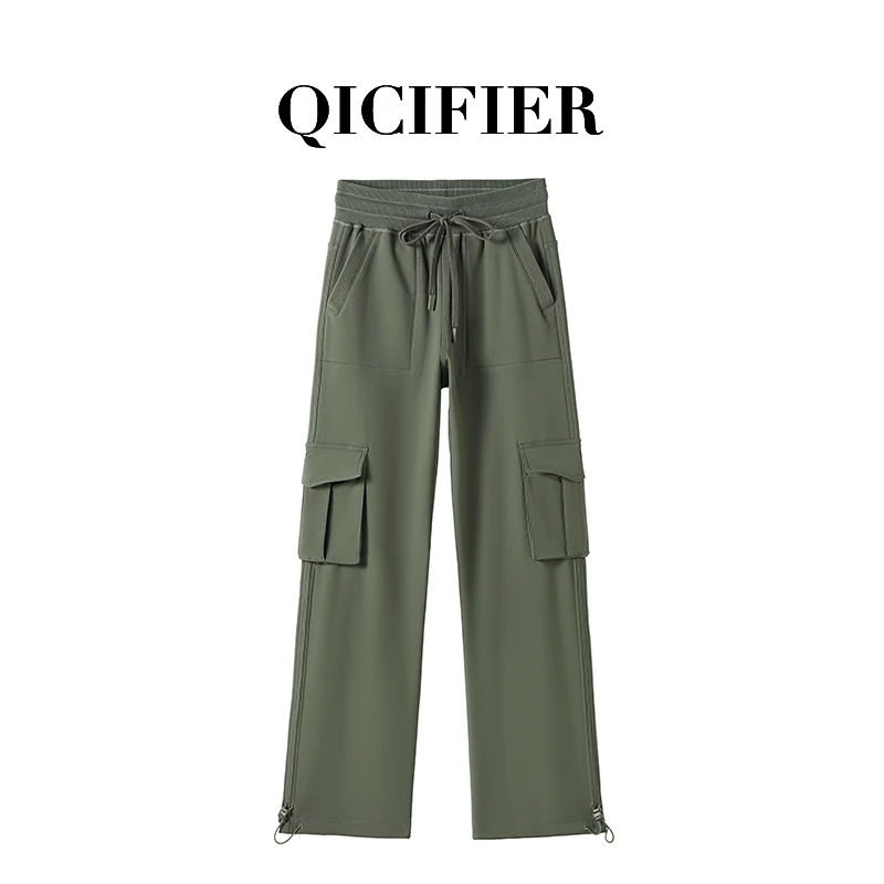 【QICIFIER】斯丢丢裤 软壳加绒版 防风防雨加厚运动工装裤 5256